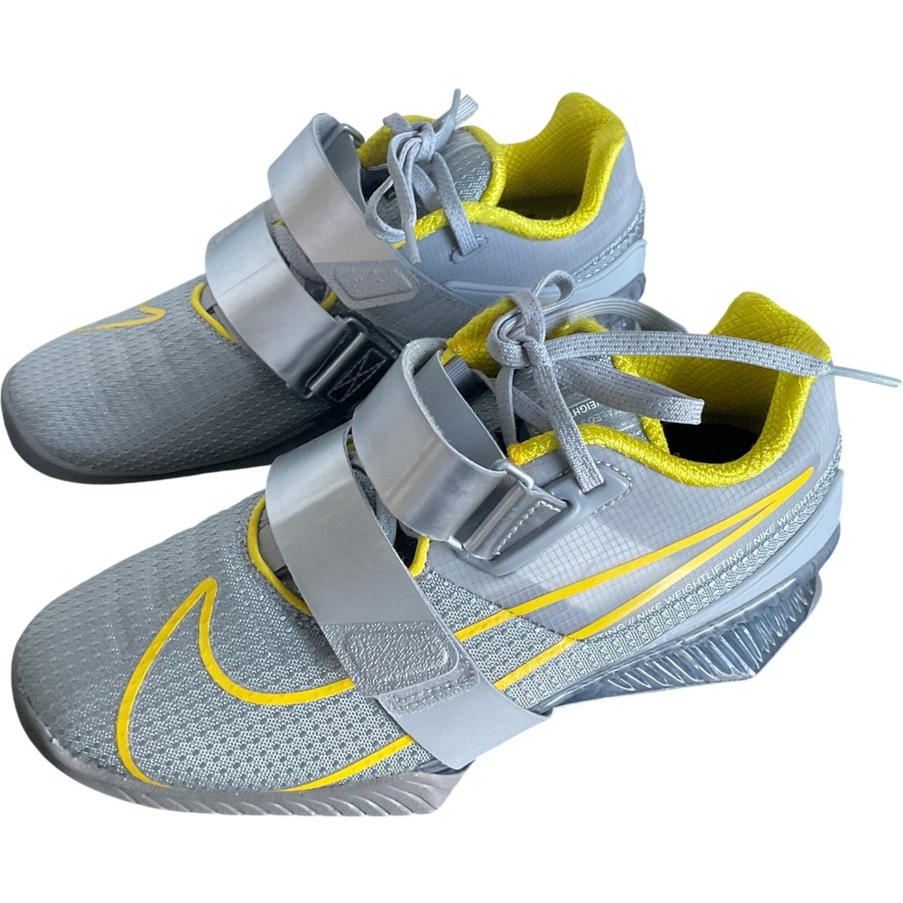 Nike Romaleos 4 Sample Mens Weightlifting Shoes Grey Lightning CD3463-002 Size 6